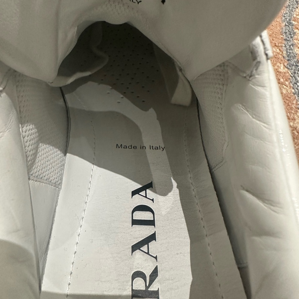 Prada Men’s Vernice Patent Leather Low-Top Sneakers - Picture 5 of 13